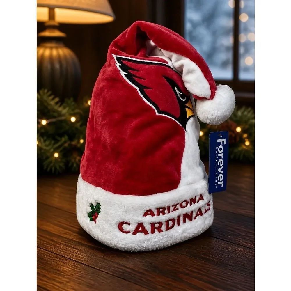 Arizona Cardinals Pink Santa Hat